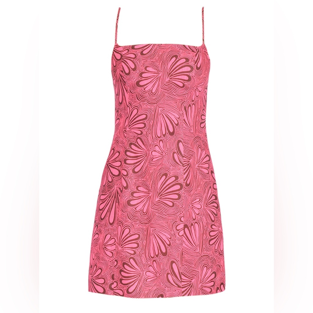 RHODE Jackie Mini Dress in Pink